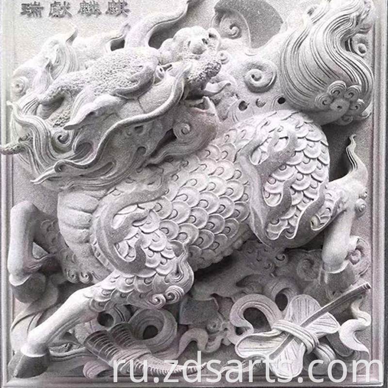 Customized Stone Carving Unicorn